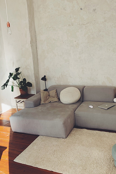 beige PYLLOW sofa