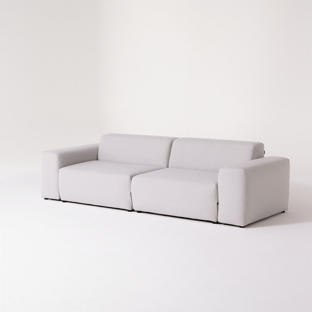 2 seater sofa grey PYLLOW by MYCS