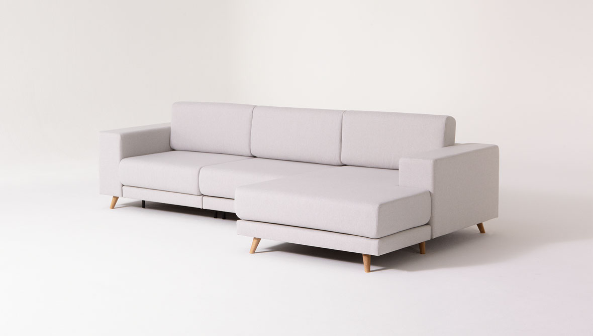three-seater sofa TYME grey