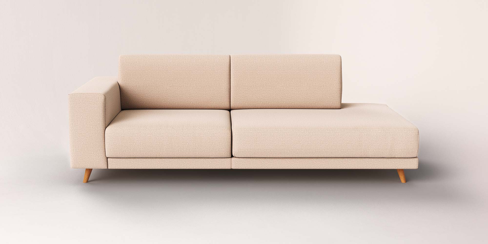 TYME 2 seater sofa beige